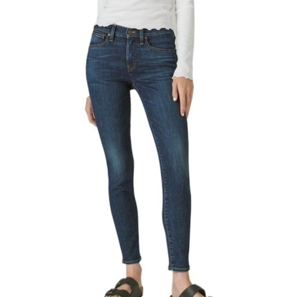 LUCKY BRAND Ava Skinny Jeans, womens size 2, ankle length, dark blue wash
